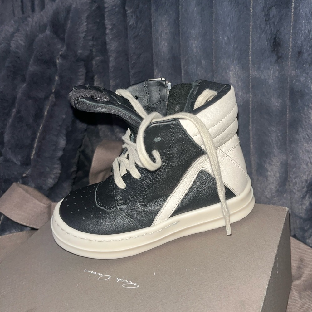 Rick Owens Kids Two-Tone Sneakers
